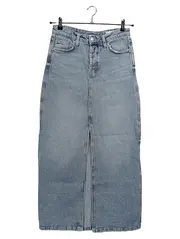 Vorschaubild 1 von Damen Jeansrock lang Blau Gr. S Casual Maxirock