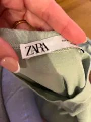 Vorschaubild 4 von Damen Pullover Feinstrick Langarm Grün Mint Gr. M 38