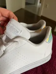 Vorschaubild 3 von Sneaker Low Damen Gr. 38 2/3 Weiß Irisierend Klassisch