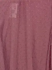 Vorschaubild 4 von Damen Bluse Rosa Gr. 46;3XL Langarm Rüschen Punkte Polyester