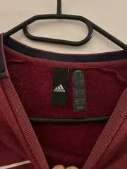 Vorschaubild 7 von Herren Pullover Sweatshirt Gr. M Rot Navy Schriftzug Sportlich