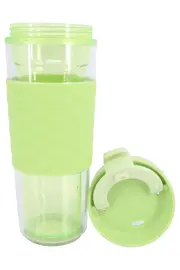 Vorschaubild 2 von Trinkflasche Kunststoff Grün 22 cm Sport Outdoor Freizeit