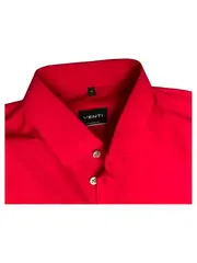 Vorschaubild 2 von Business Hemd Herren Langarm Uni Rot Gr. 40/L Baumwolle