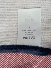 Vorschaubild 3 von Kinder Schlafanzug Gr. 98 Mehrfarbig Gestreift Roboter Baumwolle