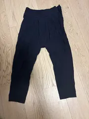 Vorschaubild 2 von Damen Stoffhose Blau Gr. 36/S Viskose Wolle Bundfalten