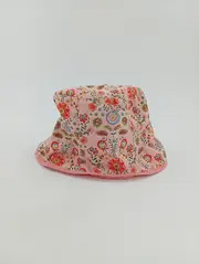 Vorschaubild 2 von Baby Mädchen Sonnenhut Mehrfarbig Blumenmuster Baumwolle Gr. UNI