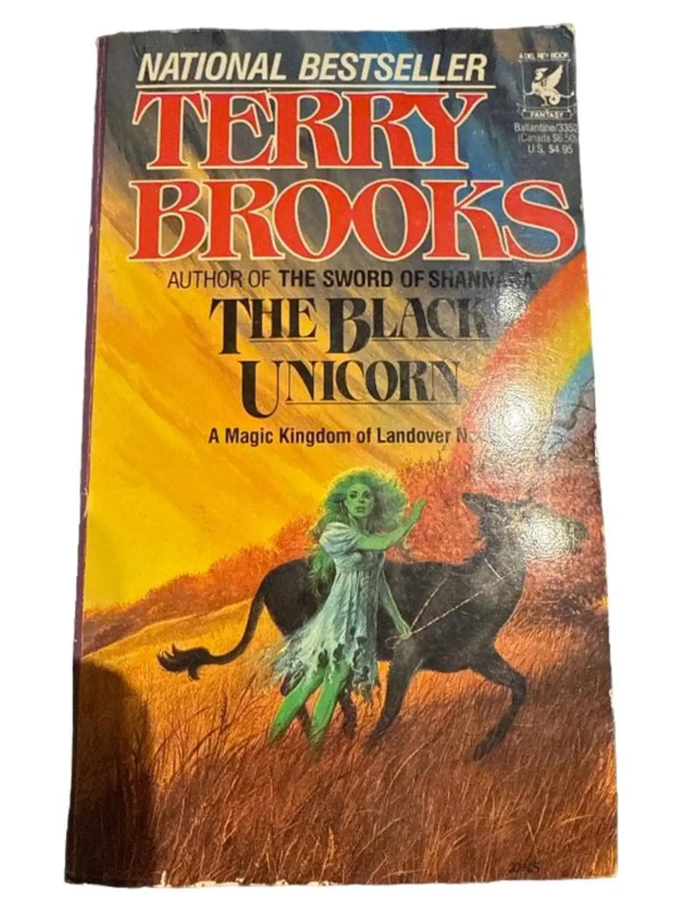 The Black Unicorn von Terry Brooks Fantasy Roman Magic Kingdom Landover Englisch