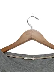 Vorschaubild 3 von Damen Langarmshirt mit Punkten Gr. 40/L Grau Casual