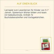 Vorschaubild 3 von Spielend lernen Lesen Lernspiel Kinder 5-7 Jahre Buchstaben