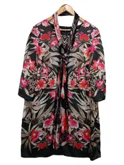 Vorschaubild 1 von Blusenkleid Damen 38/M Mehrfarbig Florales Muster Elegant