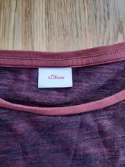 Vorschaubild 4 von Langarmshirt Kinder Gr. 176 Rot Casual Meliert Schriftzug