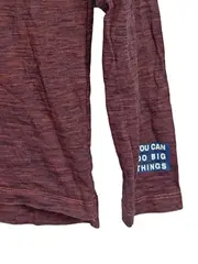 Vorschaubild 2 von Langarmshirt Kinder Gr. 176 Rot Casual Meliert Schriftzug