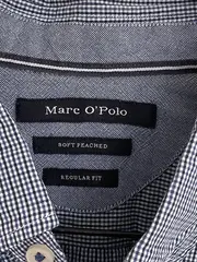 Vorschaubild 3 von Herren Kurzarm Hemd Blau Kariert Gr. 48/M Baumwolle Freizeit