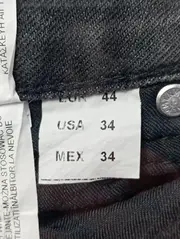 Vorschaubild 4 von Herren Destroyed Jeans W34 Grau Casual Baumwolle Elasthan Used Look