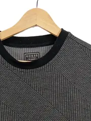 Vorschaubild 3 von Herren Pullover Gestreift Grau Einheitsgröße Casual