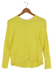 Vorschaubild 1 von Damen Pullover Gelb Gr. 34/XS Viskose Casual Langarm