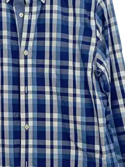 Vorschaubild 3 von Herren Hemd Kariert Blau Weiß Slim Fit Gr. M