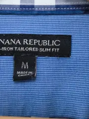 Vorschaubild 6 von Herren Hemd Kariert Blau Weiß Slim Fit Gr. M