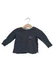 Vorschaubild 1 von Baby Langarmshirt Gr. 68 Grau Meliert Brusttasche