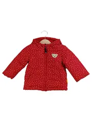 Vorschaubild 1 von Steppjacke Baby Mädchen Gr. 74 Rot Punkte Kapuze