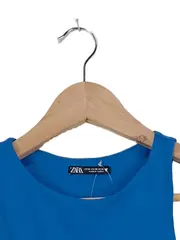 Vorschaubild 2 von Damen Body Ärmellos Blau Gr. M Basic Polyester Alltag