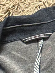 Vorschaubild 2 von Damen Blazer Sakko Gr. L Blau Meliert Baumwolle