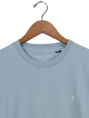 Vorschaubild 2 von Herren T-Shirt Regular Fit Gr. 50/L Blau Baumwolle Casual