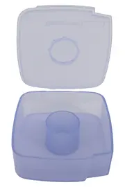 Vorschaubild 2 von Mini Behälter Dose Kunststoff blau 6x6 cm