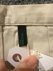 Vorschaubild 2 von Bleistiftrock Damen Gr. 40 Beige Klassisch