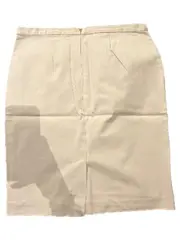 Vorschaubild 3 von Bleistiftrock Damen Gr. 40 Beige Klassisch