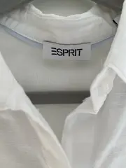 Vorschaubild 3 von Damen Bluse Hemd Langarm Weiß Leinen Gr. S Oversized