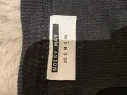 Vorschaubild 3 von Damen Crop Top mit Schnürung Schwarz Gr. 40/L Rippstrick Modisch