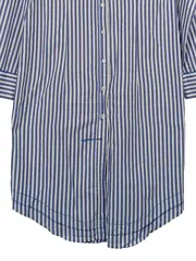 Vorschaubild 3 von Gestreiftes Hemdblusenkleid Damen Gr. 44 XXL Casual Mehrfarbig