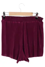 Vorschaubild 2 von Damen Shorts XS Lila Plissee Paperbag-Bund Casual Modisch