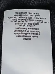 Vorschaubild 5 von Damen Strickjacke Schwarz Gr. 34/XS Klassisch Elegant Strukturmuster