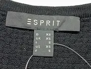 Vorschaubild 3 von Damen Strickjacke Schwarz Gr. 34/XS Klassisch Elegant Strukturmuster