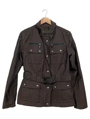 Vorschaubild 1 von Damen Leichte Jacke Gr. 38/M Braun Praktisch Übergangsjacke