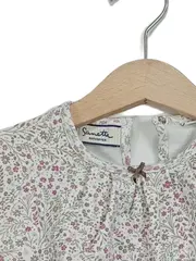 Vorschaubild 2 von Fiftyseven Baby Mädchen Langarmshirt Blumenmuster Gr. 68 Weiß
