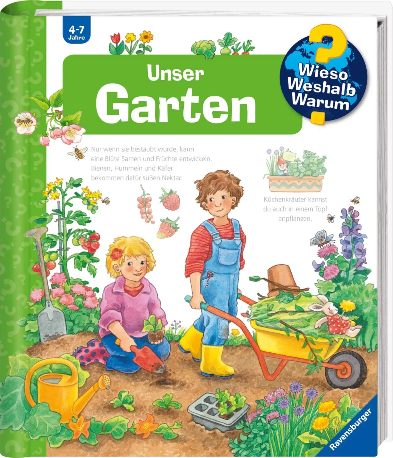 Ravensburger Wieso? Weshalb? Warum? Garten Sachbuch Kinder ab 4 Jahren Hardcover