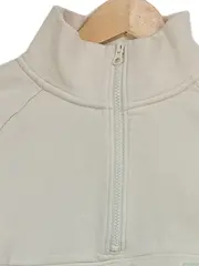Vorschaubild 4 von Sweatshirt Kinder Gr. 164 Beige Troyer Stehkragen Pullover