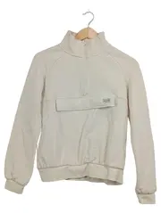 Vorschaubild 1 von Sweatshirt Kinder Gr. 164 Beige Troyer Stehkragen Pullover