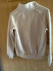 Vorschaubild 2 von Sweatshirt Kinder Gr. 164 Beige Troyer Stehkragen Pullover