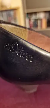 Vorschaubild 3 von Damen Pumps Gr. 39 Schwarz Leder Absatzschuhe Klassisch