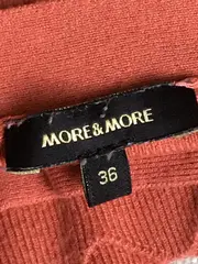 Vorschaubild 4 von Damen Langarmshirt Gr. 36/S Rot Basic Viskose