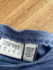 Vorschaubild 4 von Damen T-Shirt Gr. 40/L Blau Casual mit Raffungen