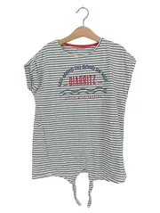 Vorschaubild 1 von Kinder T-Shirt gestreift Biarritz Aufdruck Gr. 152 Maritim