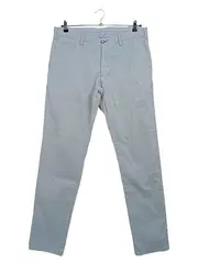 Vorschaubild 1 von Herren Chino Stoffhose Gr. 46 Hellgrau Slim Fit