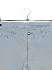 Vorschaubild 3 von Herren Chino Stoffhose Gr. 46 Hellgrau Slim Fit