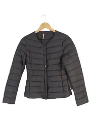 Vorschaubild 1 von Damen Steppjacke Grau Gr. 38/M Klassisch Elegant