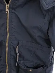 Vorschaubild 3 von Kinder Outdoorjacke Winter Kapuzenjacke Gesteppt Blau Gr. 92